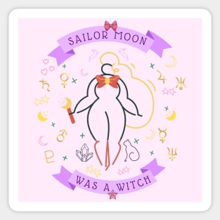 Sailor Moon Was a Witch! Sticker